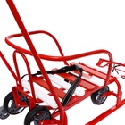 Санки детские с колёсами «Тимка 5 универсал», с ручкой, цвет алый - Фото 6