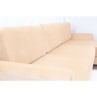 Угловой диван «Неаполь», механизм еврокнижка, правый угол, велюр, цвет бежевый - Фото 7