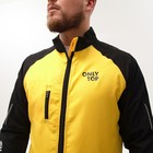 Ветровка ONLYTOP унисекс black/yellow, р. 46 - Фото 15