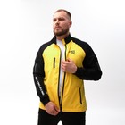 Ветровка ONLYTOP унисекс black/yellow, р. 54 - Фото 4