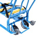 Санки детские с колёсами «Тимка 3К универсал», с ручкой, цвет голубой - Фото 6