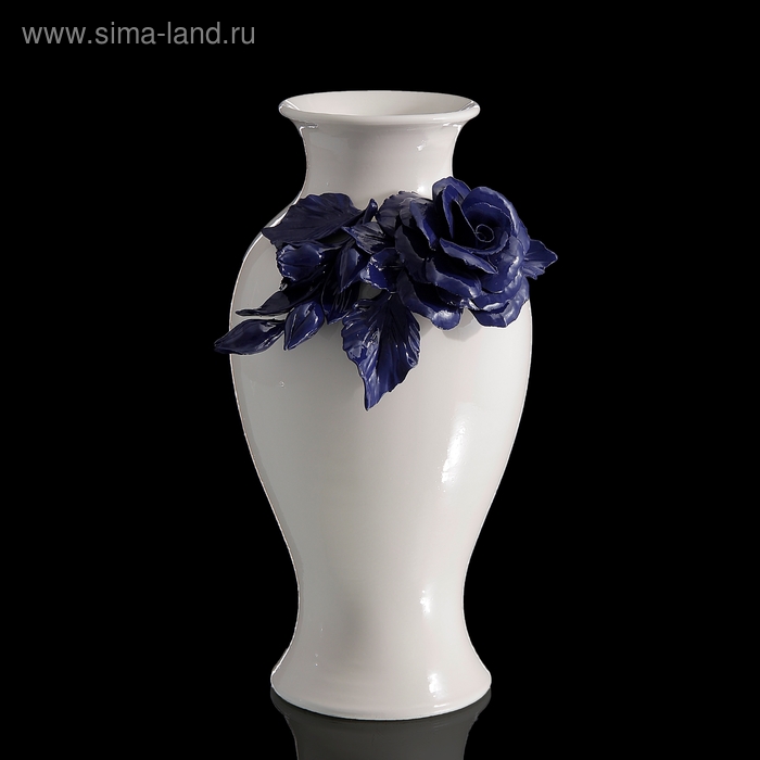 Ваза Blue Rose Snello, белая, 26 × 26 × 40 см - Фото 1