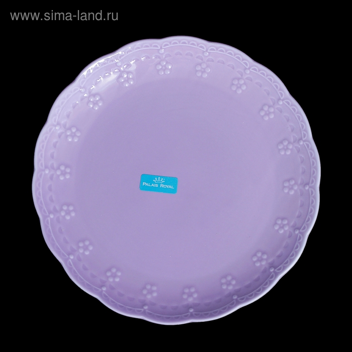 Набор тарелок Dolci лиловый (6 шт), 20 × 20 × 2 см - Фото 1