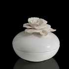 Шкатулка Beige Rose, кремовая, 10 × 10 × 10 см - Фото 1