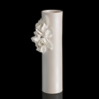 Ваза Beige Rose Stretto, кремовая, 15 × 15 × 40 см - Фото 2
