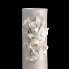 Ваза Beige Rose Stretto, кремовая, 15 × 15 × 40 см - Фото 3