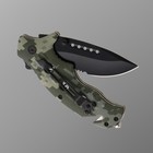 Нож складной Stinger с клипом, стропорезом, 9.5 см, лезвие - 3Cr13, рукоять - сталь - Фото 4