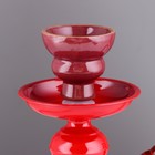 Кальян в сборе для курения комплект «Тунч», 25 см, 1 трубка, красный 9236283