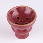 Кальян в сборе для курения комплект «Тунч», 25 см, 1 трубка, красный 9236283