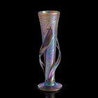 Ваза интерьерная "Iris Leaf Glass", 33 см - фото 8239102