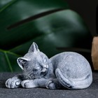 Сувенир "Кошка спящая" 5см - фото 3051737