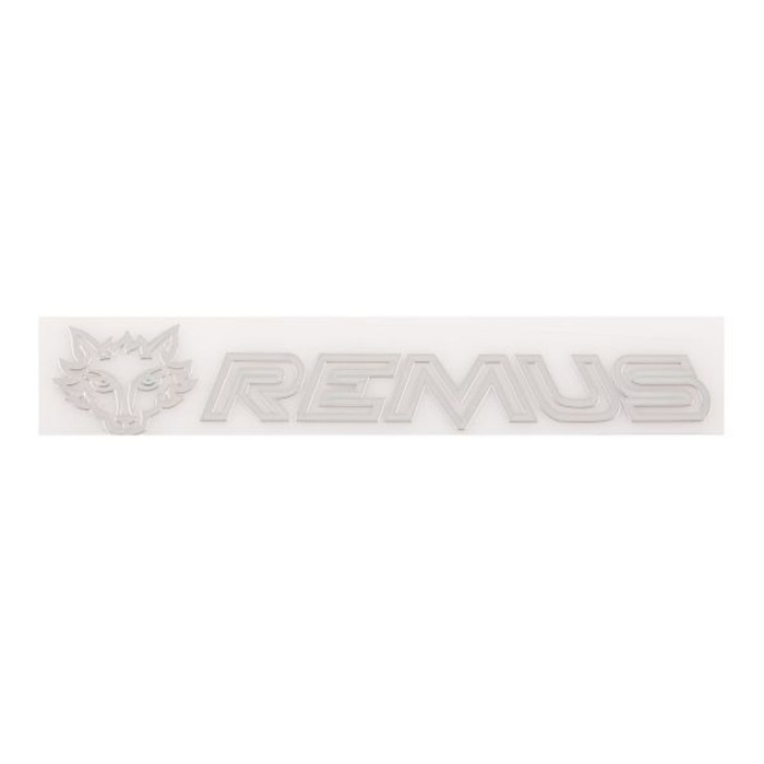 Шильдик металлопластик Skyway "REMUS", наклейка, серый, 150*25 мм - Фото 1