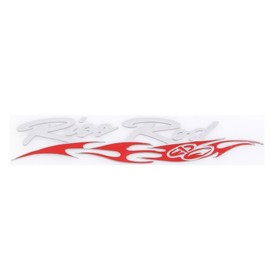 Шильдик металлопластик Skyway "RICEROD", наклейка, красный, 140*25 мм