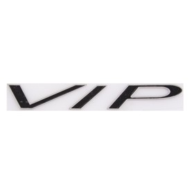 Шильдик металлопластик Skyway "VIP", наклейка, черный, 140*30 мм