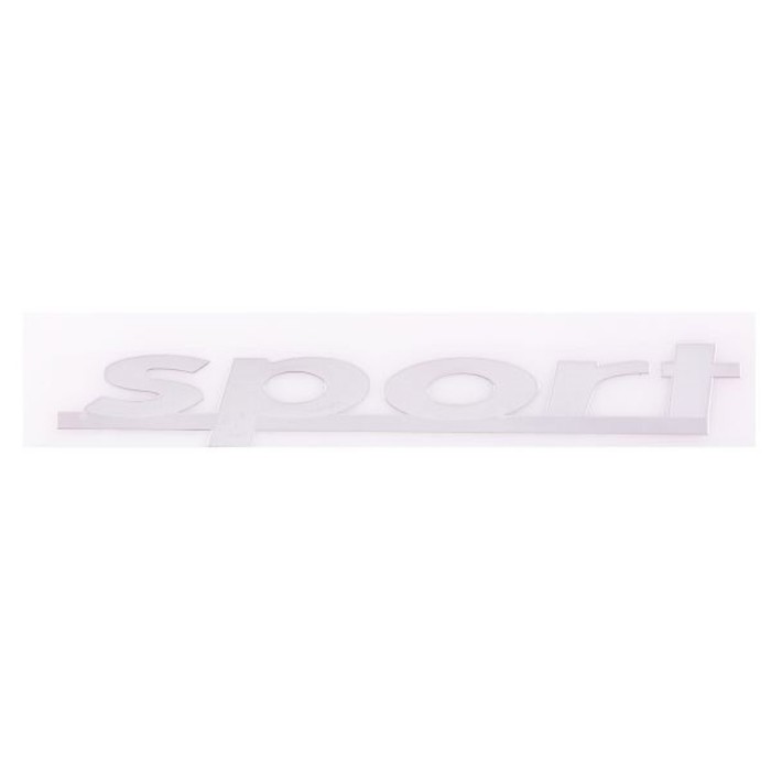 Шильдик металлопластик Skyway "SPORT подчеркнуто", наклейка, серый, 150*20 мм - Фото 1