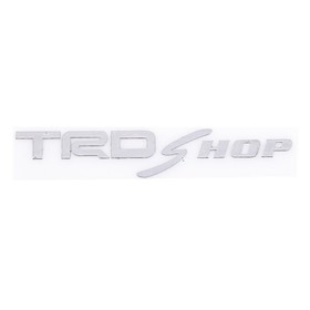 Шильдик металлопластик Skyway "TRDSHOP", наклейка, серый, 150*20 мм