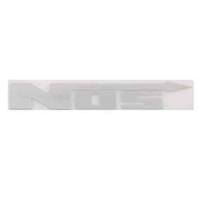 Шильдик металлопластик Skyway "NOS", наклейка, серый, 150*20 мм