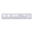 Шильдик металлопластик Skyway "HKS", наклейка, серый, 140*25 мм - фото 293549126