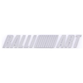 Шильдик металлопластик Skyway "RALLI ART", наклейка, серый, 140*20 мм