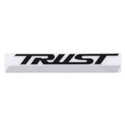 Шильдик металлопластик Skyway "TRUST Power Live", наклейка, черный, 150*25 мм - фото 293549131