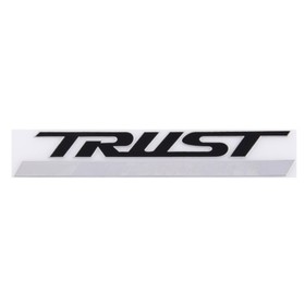 Шильдик металлопластик Skyway "TRUST Power Live", наклейка, черный, 150*25 мм
