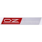 Шильдик металлопластик Skyway "OZ", наклейка, красный, 130*20 мм - фото 293549136