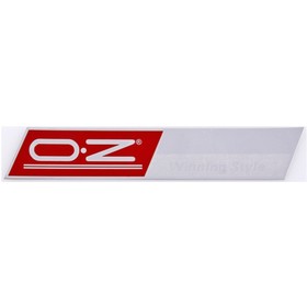 Шильдик металлопластик Skyway "OZ", наклейка, красный, 130*20 мм