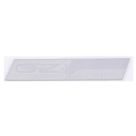 Шильдик металлопластик Skyway "OZ", наклейка, серый, 130*20 мм