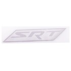 Шильдик металлопластик Skyway "SRT", наклейка, серый, 140*25 мм - фото 293549148