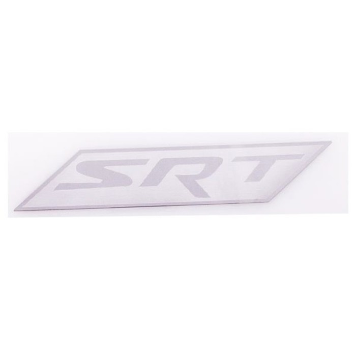 Шильдик металлопластик Skyway "SRT", наклейка, серый, 140*25 мм - Фото 1