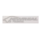 Шильдик металлопластик Skyway "NEW REAL", наклейка,серый,135*25 мм - фото 293549151