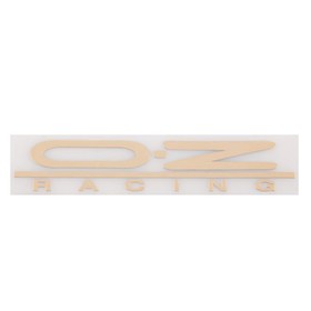Шильдик металлопластик Skyway "OZ RACING", наклейка, желтый, 150*20 мм