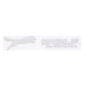 Шильдик металлопластик Skyway "WOLF", наклейка, серый, 150*20 мм
