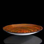 Блюдо интерьерное "Milan Glass", оранжевая, 48 × 48 см - фото 8239123