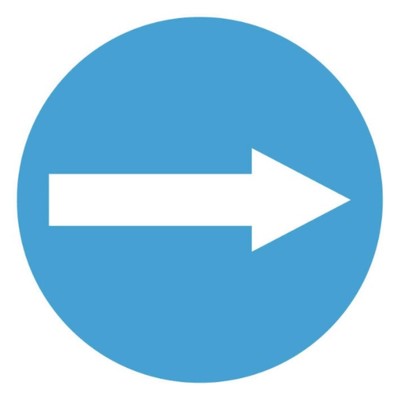 Наклейка на авто Skyway «Объезд», ГОСТ, диаметр 110 мм,