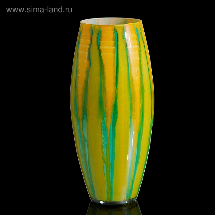 ваза стеклянная "Равенна", 12 × 12 × 36 см - Фото 1