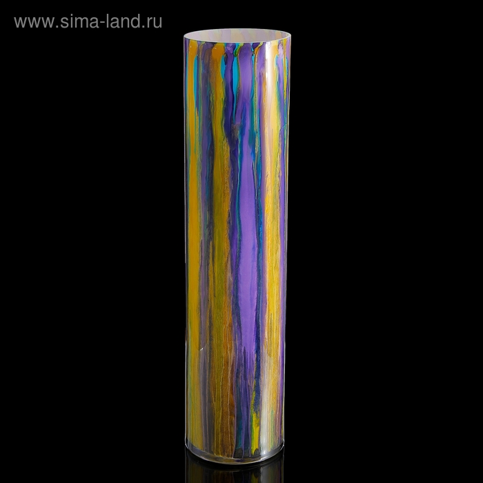 ваза стеклянная "Генуя", 19 × 19 × 80 см - Фото 1