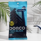 Станок для бритья одноразовый Dorco TD 708, 2 лезвия, 5+1 шт. - фото 319733371