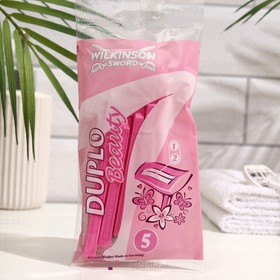 Станок для бритья одноразовый женский Wilkinson Sword DUPLO Beauty, 2 лезвия, 5 шт. 9231506