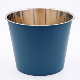 Ведро для льда из нержавеющей стали Color, 6 л, 25×19,5 см, цвет синий