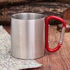 Кружка туристическая с карабином «Горы зовут», 180 мл - Фото 3