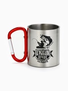 Кружка туристическая с карабином «На рыбалке лучше», 180 мл - Фото 2