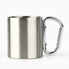 Кружка туристическая с карабином «Туризм», 180 мл - Фото 3