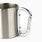 Кружка туристическая с карабином «Туризм», 180 мл - Фото 5