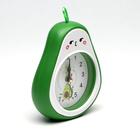 Часы - будильник настольные "Авокадо", дискретный ход, 11.5 х 15.5 см, АА - Фото 2