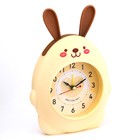 Часы - будильник "Зайчик", с подвесом, 1АА, 18 х 12.5 см, d-8 см, АА - фото 6683044