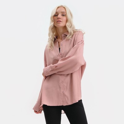 Рубашка женская MIST: Classic Collection, размер 44-46, розовый