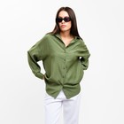 Рубашка женская MIST: Classic Collection, размер 44-46, зелёный - Фото 5