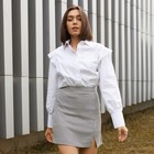 Рубашка женская MIST: Classic Collection, размер 48, белый - Фото 7