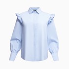 Рубашка женская MIST: Classic Collection, размер 50, голубой - Фото 8